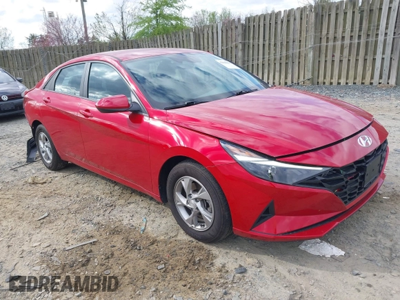 2022 Hyundai Elantra SE with VIN 5NPLL4AGXNH072597, listed as a IAAI auction lot 42040815 with 24,582 mi miles and . Bid and sale history available at DreamBid. Image 1.