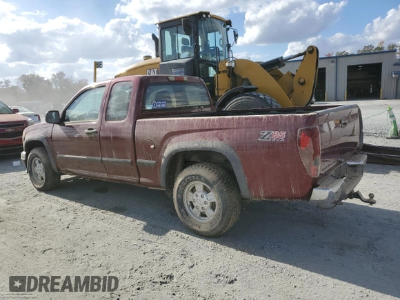 2007 Chevrolet Colorado Work Truck with VIN 1GCDT19E678185650, listed as a Copart auction lot 75132264 with 0 mi miles and Non Repairable. Bid and sale history available at carsss.com. Image 2.