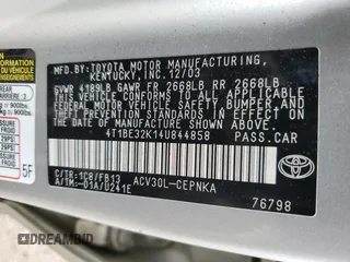 2004 Toyota Camry LE z VIN 4T1BE32K14U844858, wystawiony jako Copart lot #57564715 z przebiegiem 242 775 mil mil oraz Czysty tytuł • Clean title. Historia ofert i sprzedaży dostępna na DreamBid. Obrazek 12.