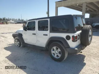 2019 Jeep Wrangler Unlimited Sport S z VIN 1C4HJXDNXKW521919, wystawiony jako Copart lot #57626355 z przebiegiem 48 202 mil mil oraz Szkoda całkowita • Salvage title. Historia ofert i sprzedaży dostępna na DreamBid. Obrazek 2.