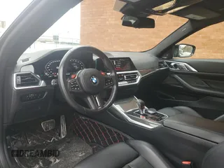 2022 BMW M4 Competition xDrive with VIN WBS43AZ08NCJ42001, listed as a Copart auction lot 48220355 with 54,280 mi miles and Clean Title. Bid and sale history available at carsss.com. Image 9.