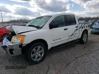 2010 Nissan Titan SE with VIN 1N6BA0EK7AN302631, listed as a Copart auction lot 50772585 with 190,574 mi miles and Non repairable. Bid and sale history available at DreamBid. Image 1.