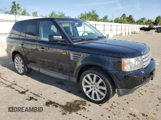 2006 Land Rover Range Rover Sport SC with VIN SALSH23476A957085, listed as a Copart auction lot 54207275 with 54,501 mi miles and Salvage Title. Bid and sale history available at carsss.com. Image 4.