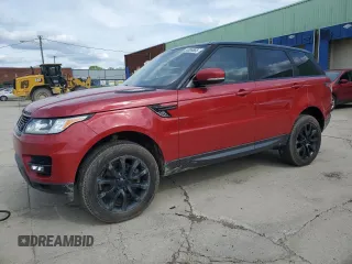 2016 Land Rover Range Rover Sport HSE with VIN SALWR2VF0GA563782, listed as a Copart auction lot 56096865 with 92,057 mi miles and Salvage title. Bid and sale history available at DreamBid. Image 1.