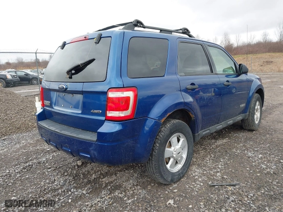 2008 Ford Escape XLT with VIN 1FMCU93Z58KD84207, listed as a IAAI auction lot 41795672 with 129,022 mi miles. Bid and sale history available at carsss.com. Image 4.