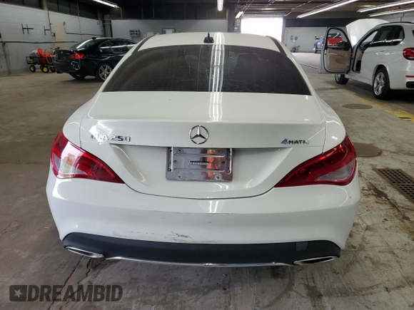 2018 Mercedes-Benz CLA 250 with VIN WDDSJ4GB3JN599846, listed as a Copart auction lot 59363425 with 67,935 mi miles and Salvage title. Bid and sale history available at DreamBid. Image 6.