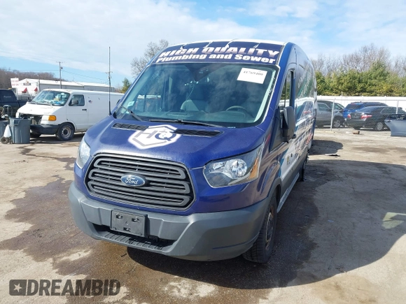 2017 Ford Transit with VIN 1FTYR2CM1HKB20585, listed as a IAAI auction lot 41769400 with Not Provided miles. Bid and sale history available at carsss.com. Image 18.