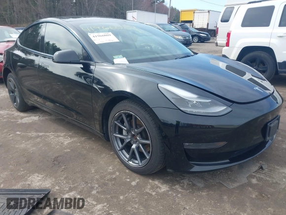 2022 Tesla Model 3 Long Range with VIN 5YJ3E1EBXNF177128, listed as a IAAI auction lot 41966089 with 75,140 mi miles and . Bid and sale history available at DreamBid. Image 1.