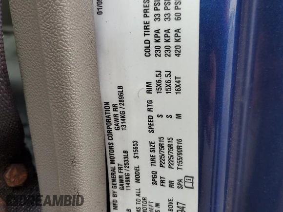 2005 GMC Canyon z VIN 1GTCS198258227947, wystawiony jako Copart lot #49483705 z przebiegiem 129 596 mil mil oraz Szkoda całkowita • Salvage title. Historia ofert i sprzedaży dostępna na DreamBid. Obrazek 12.