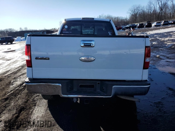 2006 Ford F-150 XLT with VIN 1FTPX145X6NB15870, listed as a Copart auction lot 45870145 with 218,990 mi miles and Salvage Title. Bid and sale history available at carsss.com. Image 6.