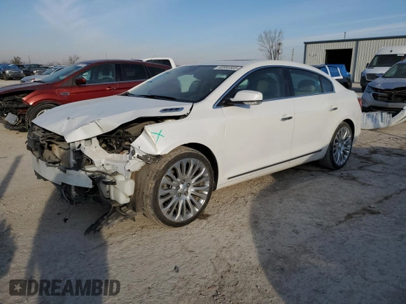 2016 Buick LaCrosse Premium II with VIN 1G4GF5G32GF100419, listed as a Copart auction lot 46985885 with 79,829 mi miles and Salvage Title. Bid and sale history available at carsss.com. Image 1.