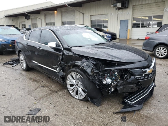 2018 Chevrolet Impala Premier with VIN 2G1125S31J9105505, listed as a Copart auction lot 86197984 with 55,837 mi miles and Salvage Title. Bid and sale history available at DreamBid. Image 4.