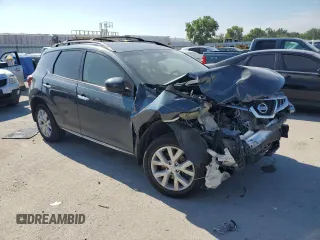 2013 Nissan Murano SV with VIN JN8AZ1MW9DW310041, listed as a Copart auction lot 65663454 with 204,971 mi miles and Salvage Title. Bid and sale history available at carsss.com. Image 4.