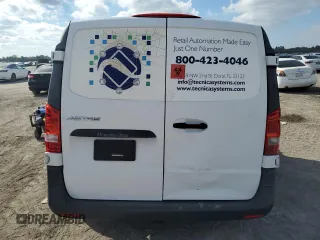 2017 Mercedes-Benz Metris Cargo with VIN WD3PG2EA1H3228665, listed as a Copart auction lot 43262225 with Not Provided miles and Salvage Title. Bid and sale history available at carsss.com. Image 6.
