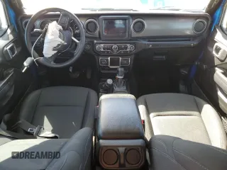 2022 Jeep Wrangler Unlimited Sport with VIN 1C4HJXDN8NW173946, listed as a Copart auction lot 48877615 with Not Provided miles and Salvage Title. Bid and sale history available at DreamBid. Image 8.