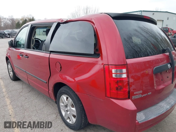 2008 Dodge Grand Caravan SE with VIN 1D8HN44H08B191755, listed as a IAAI auction lot 41895632 with 99,475 mi miles and . Bid and sale history available at DreamBid. Image 13.