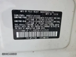 2015 Subaru Forester 2.5i with VIN JF2SJABC8FH569581, listed as a Copart auction lot 45489425 with 108,990 mi miles and Salvage Title. Bid and sale history available at carsss.com. Image 14.