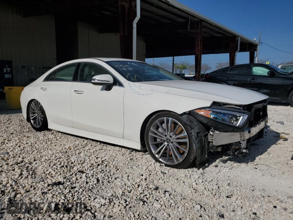 2019 Mercedes-Benz CLS with VIN WDD2J5KB4KA010194, listed as a Copart auction lot 51355944 with 67,981 mi miles and Salvage Title. Bid and sale history available at carsss.com. Image 4.