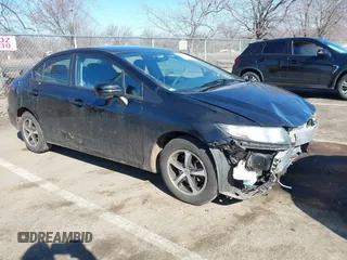 2015 Honda Civic Sedan SE with VIN 19XFB2F73FE238235, listed as a IAAI auction lot 41662447 with 144,077 mi miles. Bid and sale history available at carsss.com. Image 1.