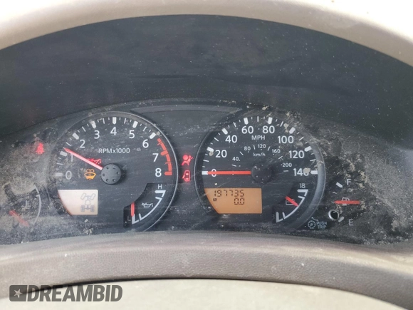2008 Nissan Frontier SE with VIN 1N6AD06W58C401006, listed as a Copart auction lot 57313695 with 197,735 mi miles and Clean title. Bid and sale history available at DreamBid. Image 9.