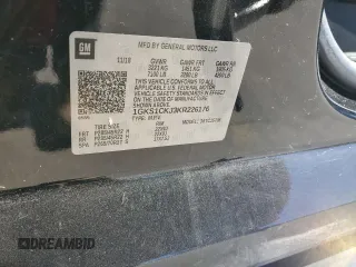 2019 GMC Yukon Denali with VIN 1GKS1CKJ3KR226176, listed as a Copart auction lot 89385175 with 60,453 mi miles and Salvage Title. Bid and sale history available at carsss.com. Image 13.