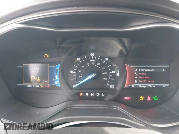2020 Ford Fusion SE with VIN 3FA6P0LU3LR233370, listed as a IAAI auction lot 42221789 with 70,771 mi miles and . Bid and sale history available at DreamBid. Image 7.