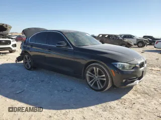 2017 BMW 3 Series 330i with VIN WBA8B9C31HK885586, listed as a Copart auction lot 87011734 with 140,714 mi miles and Salvage Title. Bid and sale history available at carsss.com. Image 4.