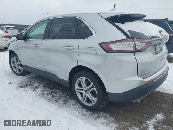 2018 Ford Edge Titanium with VIN 2FMPK4K89JBC14502, listed as a IAAI auction lot 41321136 with 143,052 mi miles. Bid and sale history available at carsss.com. Image 3.