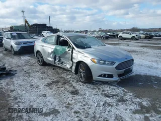 2016 Ford Fusion Titanium with VIN 3FA6P0K96GR101285, listed as a IAAI auction lot 41214633 with 113,633 mi miles and . Bid and sale history available at carsss.com. Image 1.