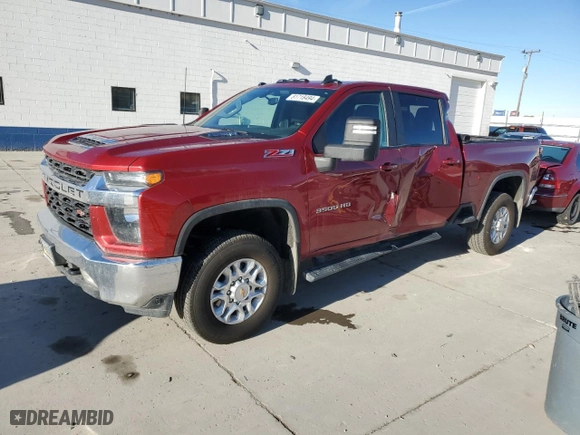 2022 Chevrolet Silverado 3500HD LT with VIN 1GC4YTEY7NF284452, listed as a Copart auction lot 81718494 with 34,567 mi miles and Salvage Title. Bid and sale history available at carsss.com. Image 1.