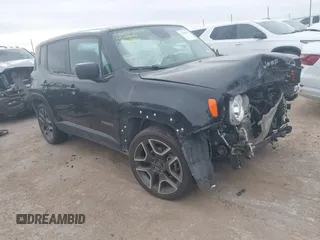 2021 Jeep Renegade Sport with VIN ZACNJCAB0MPM12761, listed as a IAAI auction lot 41186662 with 52,093 mi miles and . Bid and sale history available at DreamBid. Image 1.
