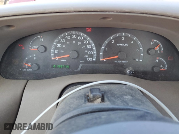 2000 Ford F-150 XL with VIN 1FTZX1728YNA87502, listed as a Copart auction lot 54870295 with 219,971 mi miles and Salvage title. Bid and sale history available at DreamBid. Image 9.