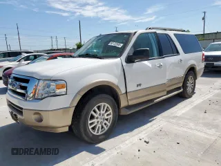 2014 Ford Expedition Max XLT z VIN 1FMJK1H58EEF37418, wystawiony jako Copart lot #60132935 z przebiegiem 175 854 mil mil oraz Czysty tytuł • Clean title. Historia ofert i sprzedaży dostępna na DreamBid. Obrazek 1.