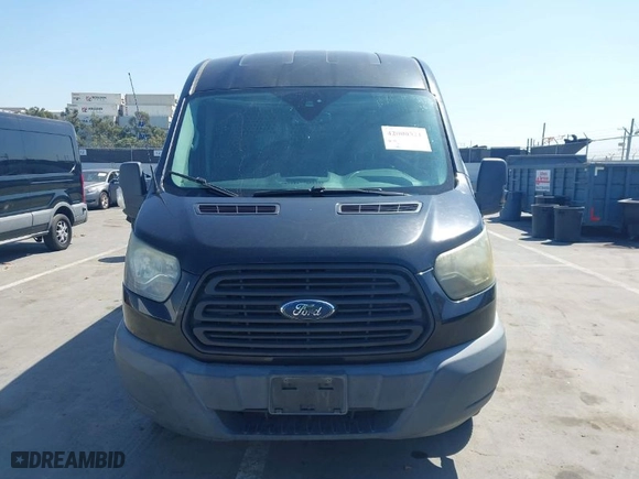 2015 Ford Transit Cargo Van with VIN 1FTYR2CM3FKA87408, listed as a IAAI auction lot 42000321 with 114,511 mi miles. Bid and sale history available at carsss.com. Image 6.