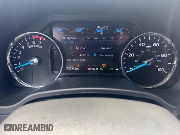 2020 Ford F-350 with VIN 1FT8W3DN4LEC59753, listed as a Copart auction lot 50727805 with 50,534 mi miles and Non repairable. Bid and sale history available at DreamBid. Image 9.