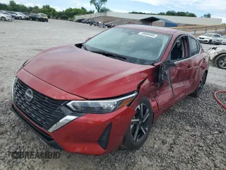 2024 Nissan Sentra SV with VIN 3N1AB8CV0RY230471, listed as a Copart auction lot 58899495 with 8,334 mi miles and Salvage title. Bid and sale history available at DreamBid. Image 1.