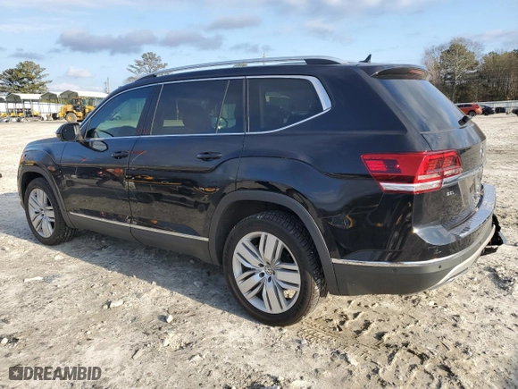 2019 Volkswagen Atlas 3.6L V6 SEL Premium with VIN 1V2NR2CA6KC546507, listed as a Copart auction lot 44185045 with NaN miles and Salvage Title. Bid and sale history available at carsss.com. Image 2.