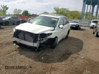 2020 Infiniti QX60 Signature Edition with VIN 5N1DL0MM2LC548361, listed as a Copart auction lot 56133795 with 27,806 mi miles and Salvage title. Bid and sale history available at DreamBid. Image 14.