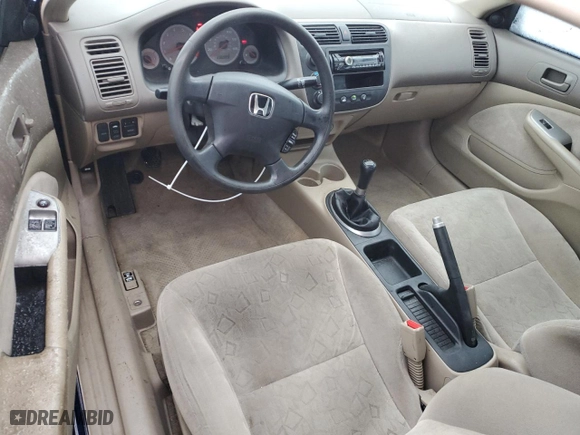 2001 Honda Civic EX with VIN 1HGEM21981L061939, listed as a Copart auction lot 87461744 with 230,989 mi miles and Salvage Title. Bid and sale history available at carsss.com. Image 8.