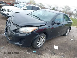 2013 Mazda 3 i Touring with VIN JM1BL1V73D1836834, listed as a IAAI auction lot 42019186 with 222,216 mi miles and . Bid and sale history available at DreamBid. Image 2.