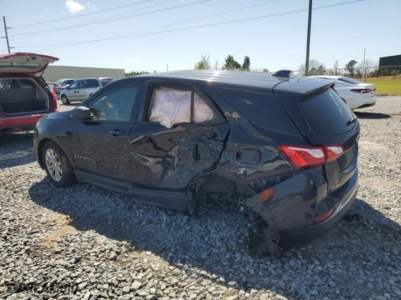 2018 Chevrolet Equinox LS with VIN 2GNAXHEV2J6220310, listed as a Copart auction lot 49896975 with 156,457 mi miles and Salvage Title. Bid and sale history available at carsss.com. Image 2.