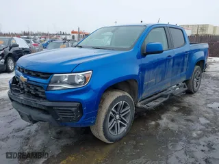 2021 Chevrolet Colorado 4WD Work Truck with VIN 1GCGTBEN0M1165911, listed as a IAAI auction lot 41944677 with 49,729 mi miles. Bid and sale history available at carsss.com. Image 17.