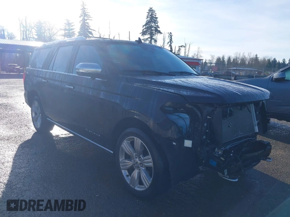 2023 Ford Expedition Max Platinum with VIN 1FMJK1M82PEA46362, listed as a IAAI auction lot 41862368 with 20,446 mi miles and . Bid and sale history available at DreamBid. Image 1.