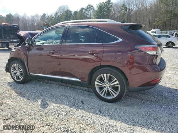 2015 Lexus RX 350 with VIN 2T2ZK1BA3FC187886, listed as a Copart auction lot 48951595 with 121,890 mi miles and Salvage Title. Bid and sale history available at carsss.com. Image 2.