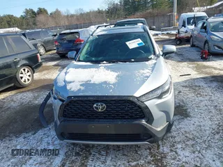 2023 Toyota Corolla Cross LE with VIN 7MUBAABG7PV045648, listed as a IAAI auction lot 41359444 with 60,950 mi miles and . Bid and sale history available at DreamBid. Image 12.