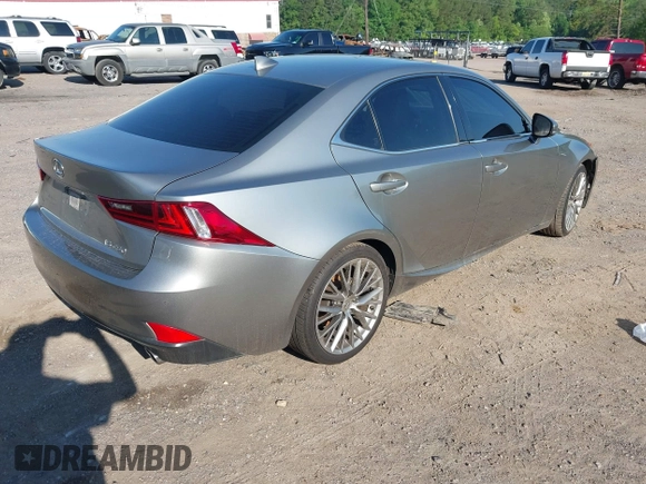 2015 Lexus IS 250 with VIN JTHBF1D2XF5044378, listed as a IAAI auction lot 42125467 with 190,189 mi miles and . Bid and sale history available at DreamBid. Image 4.