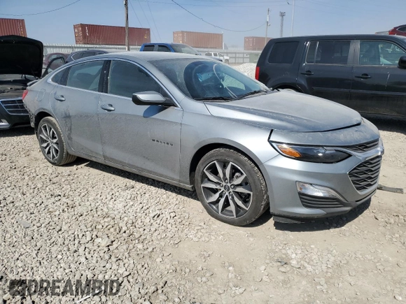 2024 Chevrolet Malibu RS with VIN 1G1ZG5ST1RF154727, listed as a Copart auction lot 48116995 with 5,563 mi miles and Salvage Title. Bid and sale history available at DreamBid. Image 4.