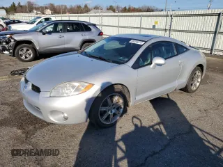2008 Mitsubishi Eclipse GT with VIN 4A3AK34T58E005923, listed as a Copart auction lot 84596574 with 143,515 mi miles and Salvage Title. Bid and sale history available at carsss.com. Image 1.