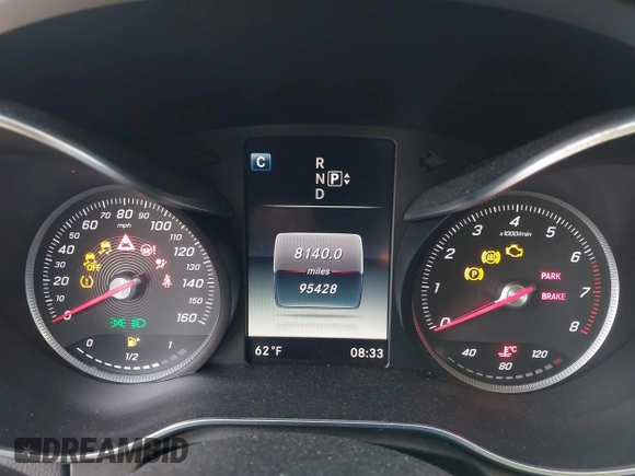 2015 Mercedes-Benz C 300 with VIN 55SWF4JB5FU058307, listed as a IAAI auction lot 42184657 with 95,428 mi miles and . Bid and sale history available at DreamBid. Image 7.