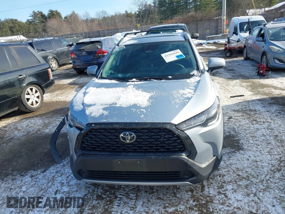 2023 Toyota Corolla Cross LE with VIN 7MUBAABG7PV045648, listed as a IAAI auction lot 41359444 with 60,950 mi miles and . Bid and sale history available at DreamBid. Image 12.